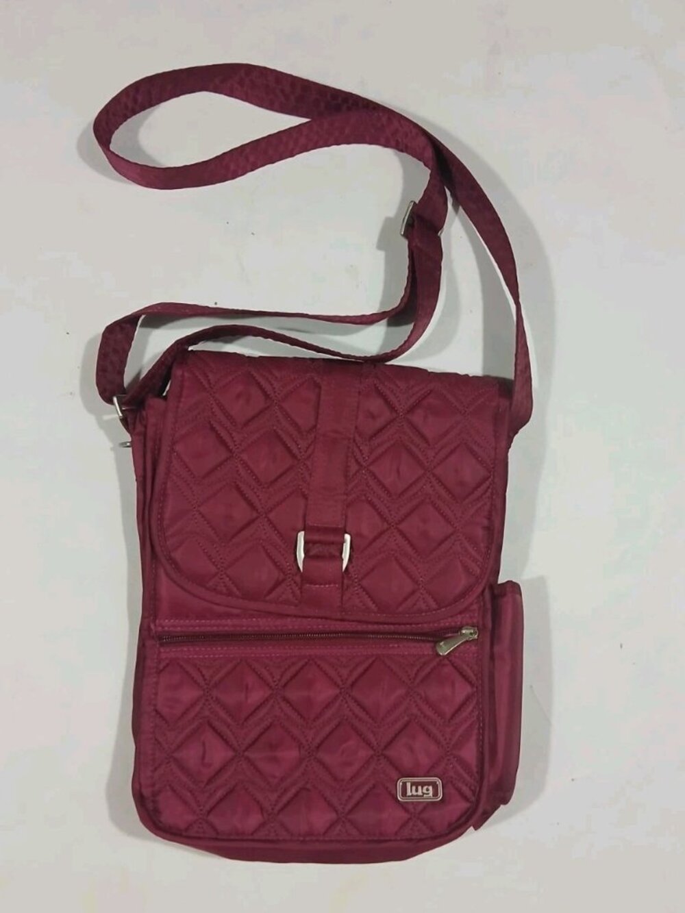 New LUG Moped Deluxe Crossbody Bag Quilted Travel Commute Purse